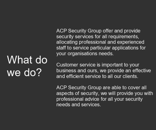 text speaking about the company's main goals and purpose